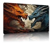 Malqiqi Magic Playmat - Tappetino da gioco, 61 x 35 cm, con borse per riporre oggetti, TCG e tappetini da gioco da tavolo