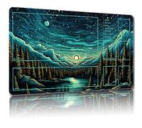 Malqiqi Tappetino da Gioco MTG con Borsa di Stoccaggio - 61 x 35,6 cm per TCG, Mouse e Carte da Tavolo con Zone (Tappetino Magico 8)