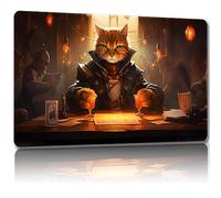 Malqiqi Tappetino da gioco per MTG, con borse di stoccaggio, tappetino da gioco 61 x 35,6 cm, TCG e tappetino da gioco da tavolo per carte, tappetino per mouse (normale)