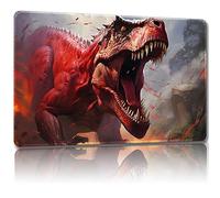 Malqiqi Tappetino da gioco per MTG, con borse di stoccaggio, tappetino da gioco 61 x 35,6 cm, TCG e tappetino da gioco da tavolo per carte, tappetino per mouse da scrivania (Dinosauro 1-Regular)
