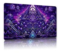 Malqiqi Tappetino da gioco per MTG, con borse di stoccaggio, tappetino da gioco 61 x 35,6 cm, TCG e tappetino da gioco da tavolo per carte, tappetino per mouse (normale, tappetino magico 25)