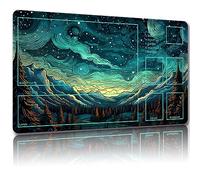 Malqiqi Tappetino da gioco per MTG, con borse di stoccaggio, tappetino da gioco 61 x 35,6 cm, TCG e tappetino da gioco da tavolo per carte, tappetino per mouse (con zone, tappetino magico 1)