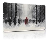 Malqiqi Tappetino da gioco per MTG con borse per riporre oggetti, 61 x 35 cm, tappetino da gioco per TCG e giochi da tavolo, tappetino per mouse da scrivania (normale, tappetino magico 19)