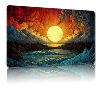 Malqiqi Tappetino da gioco per MTG con borse portaoggetti, 61 x 35 cm, tappetino da gioco per TCG e giochi da tavolo (Regular Magic 26)