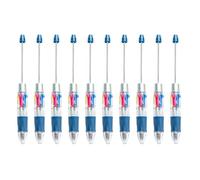 MALSSE 10 penne a sfera a 4 colori in 1, multicolore, penna a sfera retrattile, per studenti, insegnanti, appassionati di arte scolastica