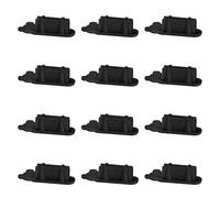 MALSSE 12Pcs Silicone Pen Holder Sleeve Adesivo Pen Holder Per Scrivania Parete Frigorifero Lavagna Appunti File Locker Forniture per Ufficio