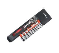 MALSSE 12Pcs Socket Ratchet Wrench Set Auto Moto Riparazione Strumento Strumenti Hardware 1/4 '' 3/8 '' 1/2 '' Drive Strumenti Officina