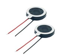 MALSSE 15mm Impermeabile Piccolo Altoparlante 8Ohm 0.5Watt Alloggiamento Interno ABS Per Impronte Digitali Altoparlanti Spwaker uditivo