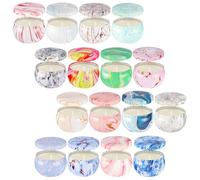 MALSSE 16Pcs Aromatherapys Profumato Regalo Set Donne Uomini Senza Fumo Lunga Durata Cere di Soia Candled Per La Casa Profumato Vaso di Cera di Soia