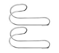 MALSSE 2 ganci flessibili per tubi dell'acqua per recinzioni da parete, in acciaio inox, per interni ed esterni, casa, giardino, interni ed esterni, organizer per tubi dell'acqua