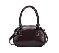 MALSSE 2024 Borsa in pelle PU Borsa a tracolla versatile per le donne della ragazza di grande capacità Tote vintage impermeabile Crossbody Borsa a tracolla regolabile, Caff, One Size
