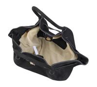MALSSE 2024 Elegante borsa a tracolla in pelle per le donne Piccola borsa a tracolla con tracolla regolabile Borsa compatta, Nero Opaco Nero, One Size