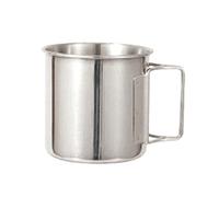 MALSSE 220/330/500ml Tazza di Campeggio dell'Acciaio Inox Escursionismo Portatile Tè-Caffè Birra-Viaggio-Acqua Stoviglie Bambini Tazza di Acqua