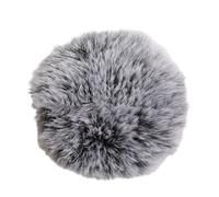 MALSSE 2Pcs Copertura Parabrezza Per Omic Lavalier Microfoni Parabrezza Pellicce Artificiali Schermo Vento Peloso Collare Clip Microfoni Copertura Antivento