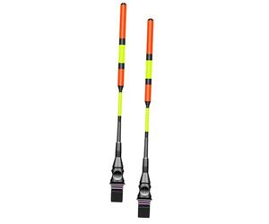MALSSE 2Pcs Luminously LED Float Sensibile Luminoso Galleggiante Elettronico Sostituzione Top Mount Boe Pesce Accessori Da Pesca Top Mount Boe Strumento di Notte