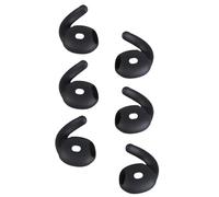 MALSSE 3 set di gommini per orecchie in morbido silicone per auricolari, 4 tappi per le orecchie per migliorare il comfort, set di tappi per le orecchie in silicone