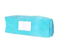 MALSSE Astuccio in velluto a coste con stili giapponesi Sacchetti per penne Borsa di grande capacità per il ritorno a scuola forniture per ragazza estetica grande capacità sacchetto, Blu lago