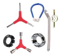 MALSSE Biciclette Chiave Raggi Ruota Centraggio Universale Nipples Tenditore Portatile Raggi Bici Strumento di Regolazione Per La Riparazione Della Bicicletta Tenditore Raggi