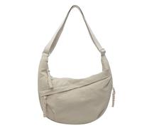 MALSSE Borsa 2024 Borse per ravioli Borse a tracolla Grande Capacità Crossbody Per Ragazza Studente Borsa in Nylon, Beige, One Size