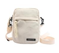 MALSSE Borsa a tracolla 2024 Borsa a tracolla Borsa per telefono Messenger leggera con cintura staccabile per borse a tracolla da viaggio per ragazze, bianco, One Size