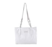 MALSSE Borsa a tracolla alla moda borsa in pelle PU borsa ascellare di grande capacità per ogni occasione borse in pelle PU per le donne, bianco, One Size