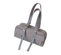 MALSSE Borsa a tracolla alla moda di grande capacità per le donne borsa casual da viaggio borsa fitness per ufficio palestra borsa ascellare, grigio, One Size