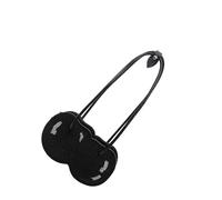 MALSSE Borsa a tracolla creativa a tema frutta unica ricamo di frutta leggera trasportare comodità quotidiana borsa ascellare elegante borsa ascellare, Nero , One Size