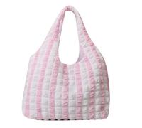 MALSSE Borsa a tracolla da donna Borsa estetica Borsa a tracolla di grande capacità Shopping Incontri Moda Ascella pieghettata Donna Ascella Borsa a pieghe Grande capacità Spalla Trend Ascelle, C, One