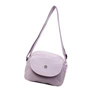 MALSSE Borsa a tracolla da donna, casual, da viaggio, alla moda, leggera, a tracolla, per pendolarismo, da donna, leggera, alla moda, sportiva, Viola, Taglia unica