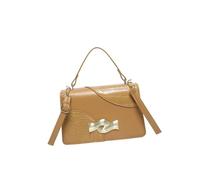 MALSSE Borsa a tracolla da donna elegante borsa a tracolla piccola quadrata in pelle PU borsa messaggeri moda donna autunno inverno crossbody maniglia superiore borsa alla moda spalla, Marrone, One