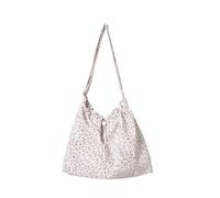 MALSSE Borsa a tracolla da donna in tela a tracolla increspata ascella grande capacità messaggeri coulisse ascellare donna tela spalla coulisse ascella grande capacità Crossbody, Rosso, One Size