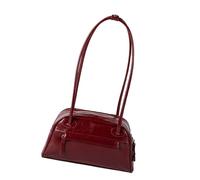MALSSE Borsa a tracolla da donna in tinta unita retrò borsa ascellare autunno inverno ascella borse in pelle PU pendolarismo per tutti i giorni autunno inverno spalla per le donne tinta unita borsa in