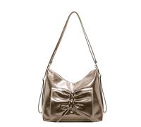 MALSSE Borsa a tracolla di lusso delle donne Zaino di modo coreano PU Borse a tracolla in pelle borsa e borsa per l'uso quotidiano borsa di moda coreana, grigio, One Size