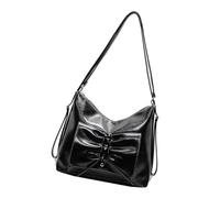 MALSSE Borsa a tracolla di lusso delle donne Zaino di modo coreano PU Borse a tracolla in pelle borsa e borsa per l'uso quotidiano borsa di moda coreana, Nero , One Size