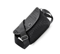 MALSSE Borsa a tracolla in pelle PU da donna Elegante petto quotidiano coreano alla moda Incontri Donne Crossbody in pelle PU Messenger petto spalla semplice, Nero , Taglia unica