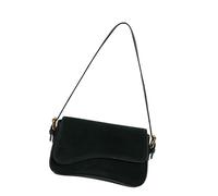 MALSSE Borsa a tracolla in pelle PU per le donne borsa retrò autunno inverno spalla con tracolla rimovibile semplice ascella donna semplice spalla ascella pelle PU Crossbody borsa ascellare, Verde