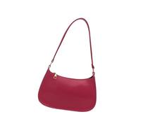 MALSSE Borsa a tracolla in pelle PU retrò per le donne borsa morbida ed elegante borsa casual ascellare per date feste e shopping borsa a tracolla retrò, B, One Size
