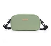 MALSSE Borsa a tracolla multifunzionale da donna borsa a tracolla alla moda PU borsa a mano pratica borsa da petto per viaggi e shopping socializzazione, Verde, One Size