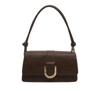 MALSSE Borsa a tracolla nera alla moda adatta per professionisti e studenti borsa a tracolla in pelle PU con tracolla pratica borsa hardware, Colore caffè., One Size