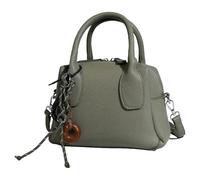 MALSSE Borsa a tracolla per donna in pelle PU borsa pendolarismo casual crossbody tinta unita messaggeri All-matching spalla per le donne in pelle PU borsa a tracolla con manico superiore, Verde, One