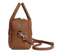 MALSSE Borsa a tracolla per donna in pelle PU borsa pendolarismo casual crossbody tinta unita messaggeri All-matching spalla per le donne in pelle PU borsa a tracolla con manico superiore, Marrone