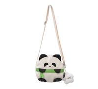 MALSSE Borsa a tracolla unica con panda pratica borsa a tracolla in nylon da viaggio casual adatta per varie occasioni borsa a tracolla Panda