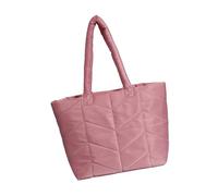 MALSSE Borsa a tracolla unica in nylon trapuntato per giovani alla moda borsa ascellare di grande capacità borsa casual borsa da scuola borsa di grande capacità, D, One Size