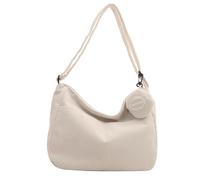MALSSE Borsa a tracolla unica in velluto a coste con ampio spazio confortevole per l'uso quotidiano interno spazioso per lavoro o borsa a tracolla in velluto a coste quotidiano, bianco, One Size