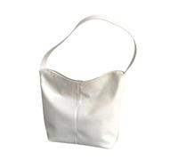 MALSSE Borsa ascellare da donna in pelle PU Spalla Ragazze Shopping Incontri Borsa estetica All-matching Ascella Donne Pelle PU Spalla Estetica Ascella Grande Capacità Ascella, Beige, One Size