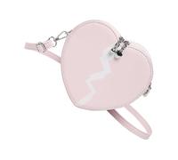 MALSSE Borsa da donna alla moda a tracolla a forma di cuore per telefono elegante pendolarismo shopping messaggeri moda tracolla per le donne telefono a forma di cuore spalla tutti i giorni, A