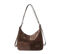 MALSSE Borsa da donna Retro Spalla Moda Shopping in pelle PU Zaino a tracolla di grande capacità per il lavoro di viaggio Borsa a tracolla in pelle PU per le donne Zaino alla moda a spalla di grande