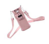 MALSSE Borsa per bottiglia d'acqua con tracolla regolabile e tasca portaoggetti per bicchieri d'acqua per escursioni e campeggio, resistente all'usura