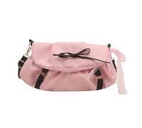 MALSSE Borse a tracolla da donna in pelle PU Hoboes Borse con tracolla regolabile Piccola borsa a tracolla Bowknot Hoboes spalla, A, One Size