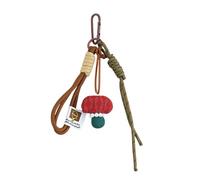 MALSSE Borse in corda intrecciata ornamento pratico ciondolo a stella portachiavi alla moda zaino decorazione per adulti elegante portachiavi zaino per appuntamenti, Modello 4 J107, One Size